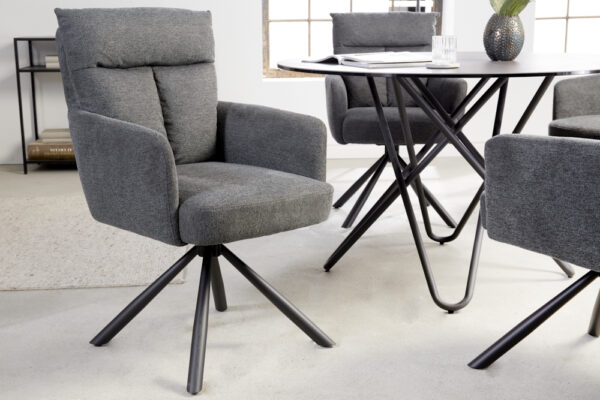 Oblazinjen jedilni stol Duro Grey - Image 3