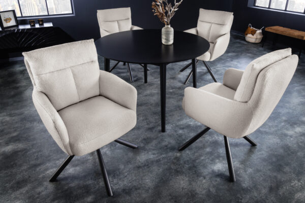 Oblazinjen jedilni stol Duro Beige - Image 2