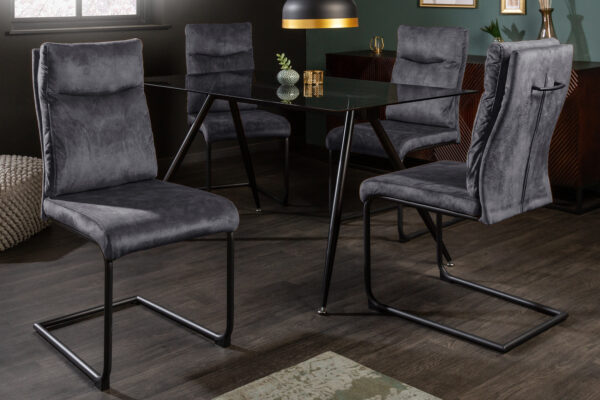 Oblazinjen jedilni stol Comfy Grey - Image 2