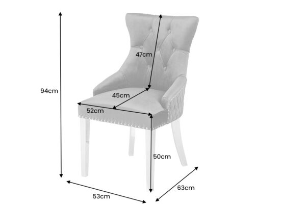 Oblazinjen jedilni stol Castor Deluxe - Image 7