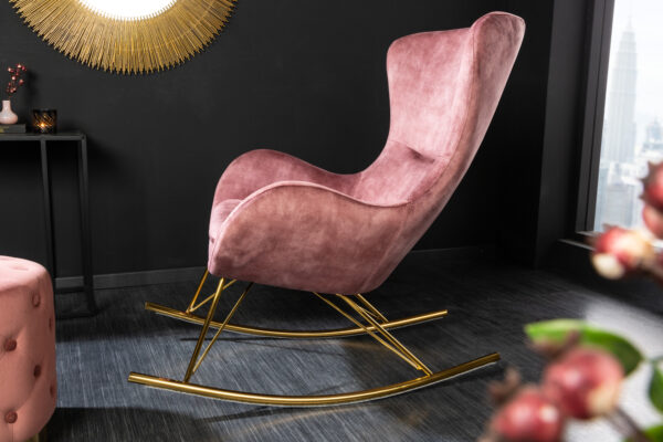 Oblazinjen fotelj Swingy - Image 3