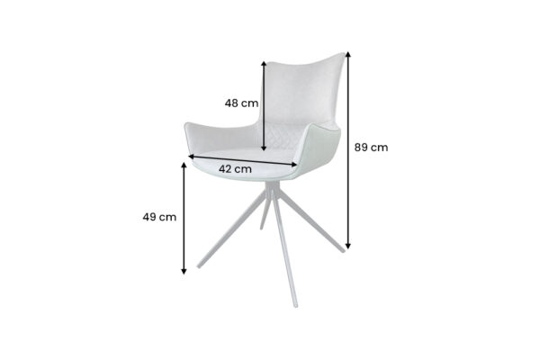 Oblazinjen jedilni stol Alpaca - Image 7