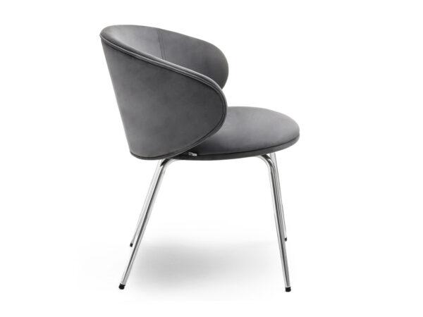 Oblazinjen jedilni stol Odelia SILVER - Image 6