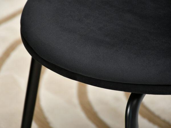 Oblazinjen jedilni stol Odelia Black - Image 12