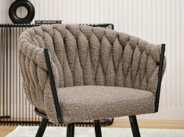 Oblazinjen jedilni stol Zoe Boucle - Image 2