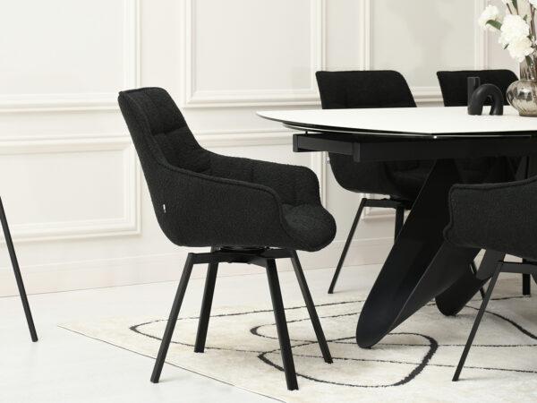 Oblazinjen jedilni stol King Boucle - Image 9