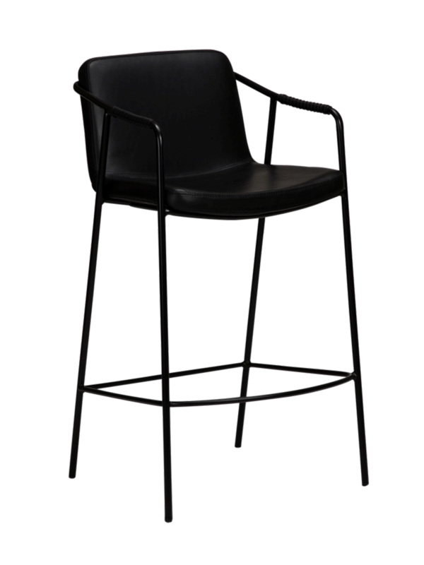 Oblazinjen barski stol Boto Black II