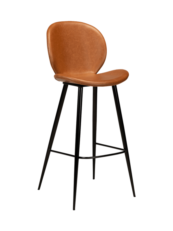 Oblazinjen barski stol Cloud Brown III