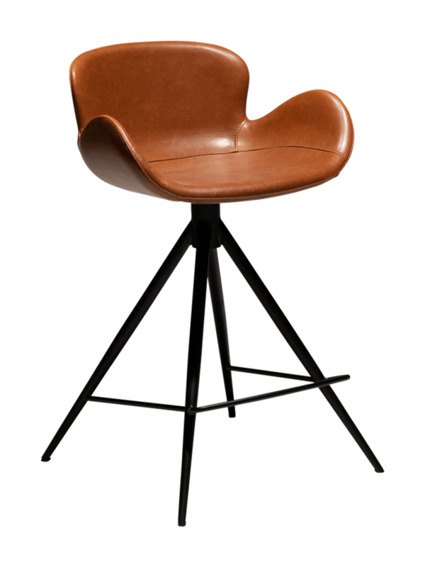 Oblazinjen barski stol Gaia Brown