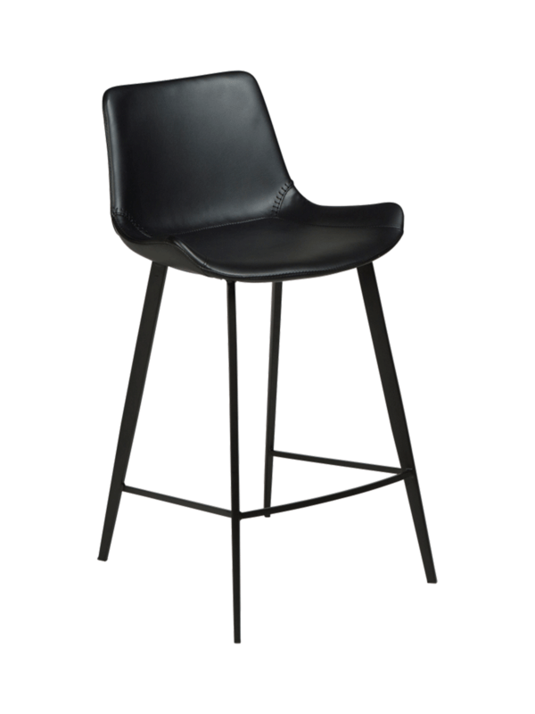 Oblazinjen barski stol Hype Vintage Black II