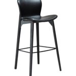 Oblazinjen barski stol Paragon Black II 1
