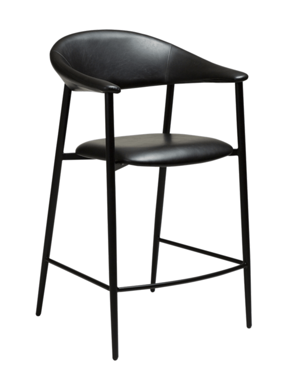 Oblazinjen barski stol Rover Black