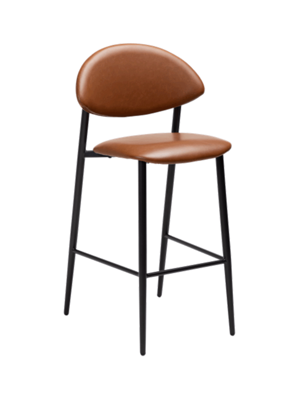 Oblazinjen barski stol Tush Brown
