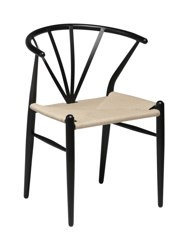 Lesen jedilni stol Delta Black