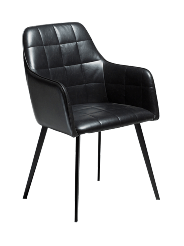 Oblazinjen jedilni stol Embrace Black
