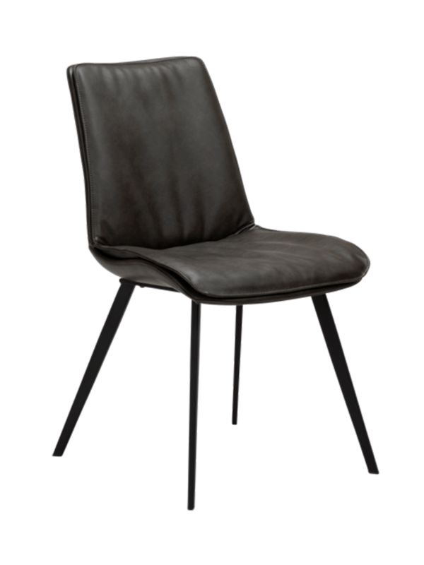 Oblazinjen jedilni stol Fierce Grey