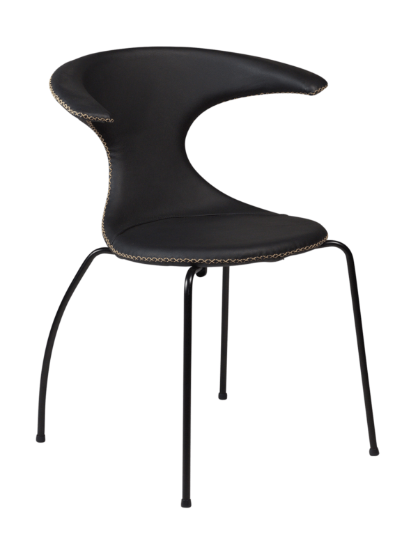 Oblazinjen jedilni stol Flair Black