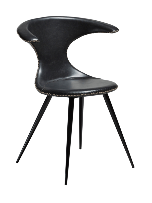 Oblazinjen jedilni stol Flair Black II