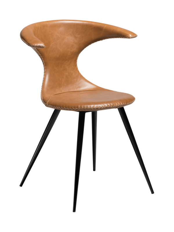 Oblazinjen jedilni stol Flair Brown Leather