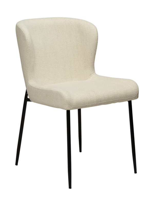 Oblazinjen jedilni stol Glam Beige