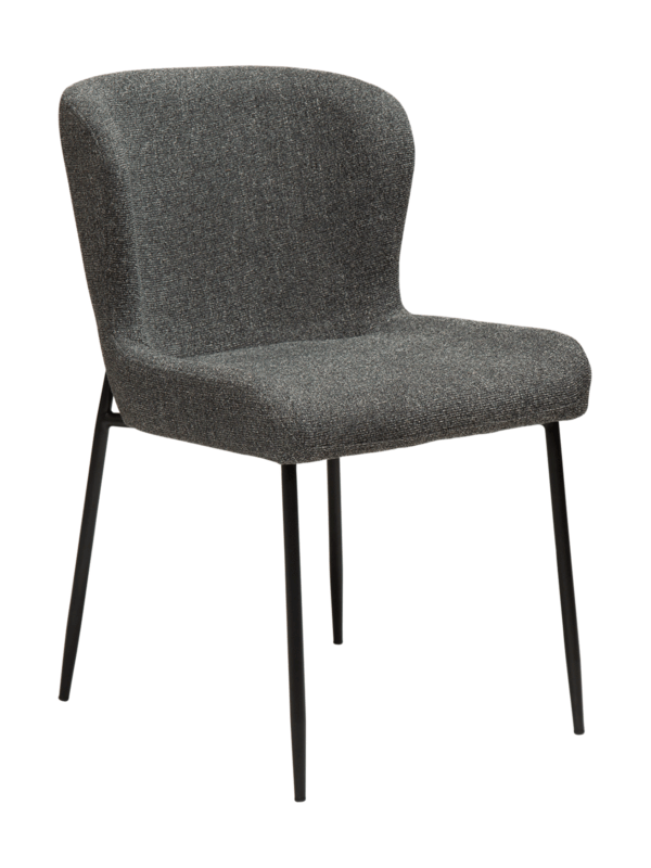 Oblazinjen jedilni stol Glam Grey