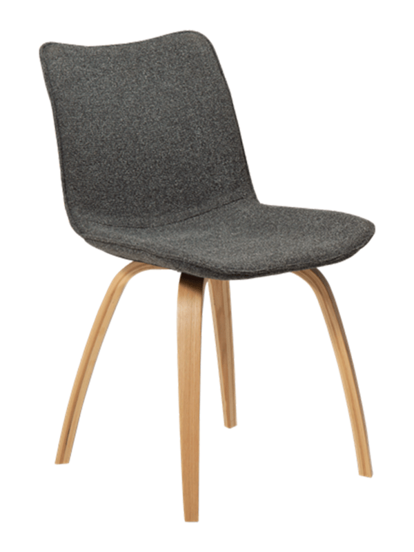 Oblazinjen jedilni stol Glee Grey