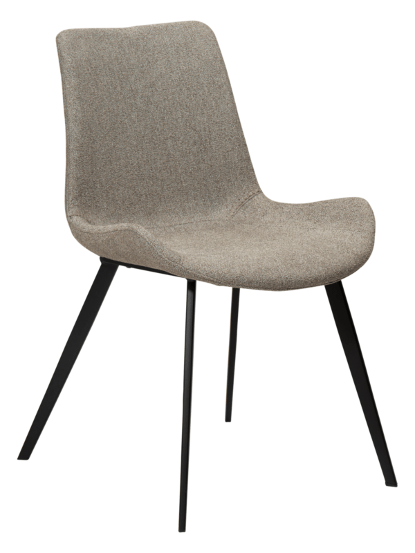 Oblazinjen jedilni stol Hype Brown