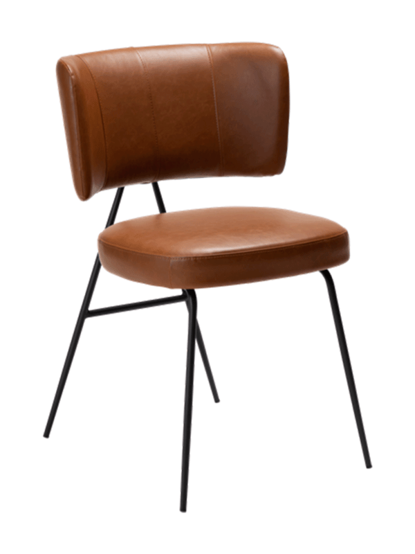 Oblazinjen jedilni stol Roost Brown