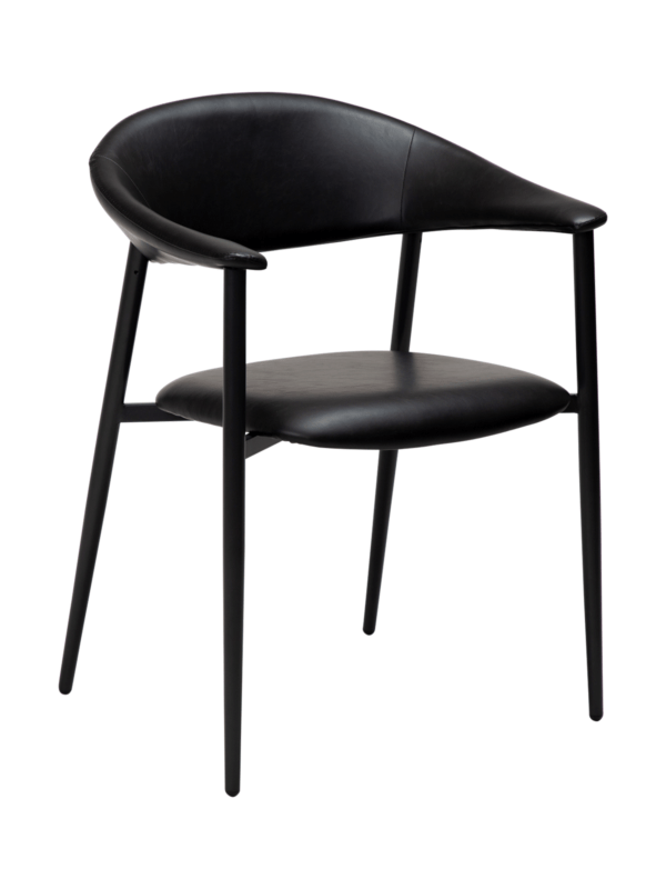 Oblazinjen jedilni stol Rover Black