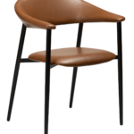 Oblazinjen jedilni stol Rover Brown 1