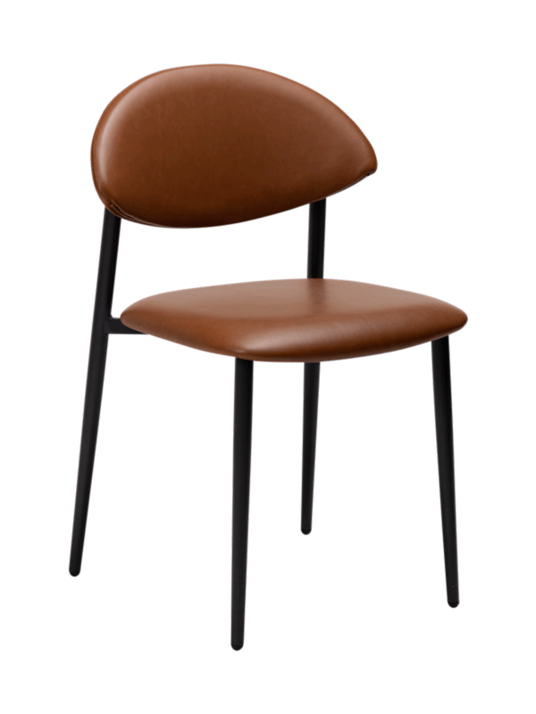 Oblazinjen jedilni stol Tush Brown