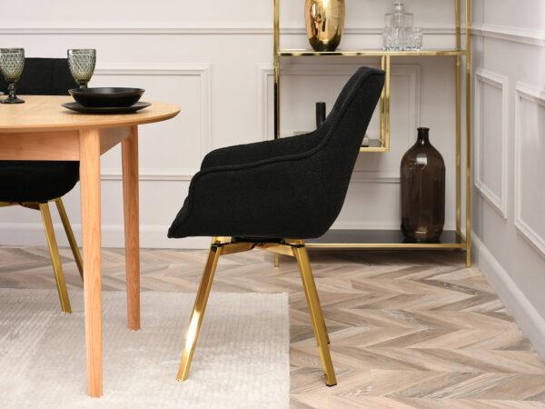 Oblazinjen jedilni stol King Boucle - Image 7