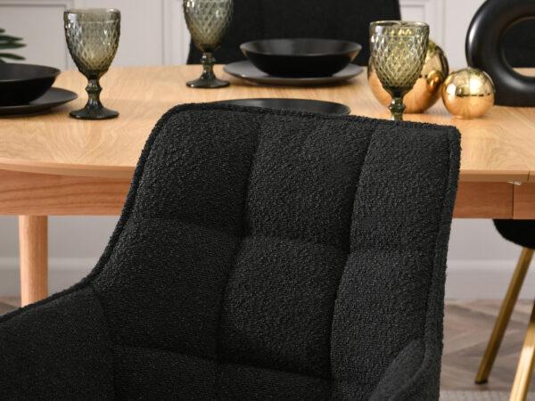 Oblazinjen jedilni stol King Boucle - Image 12