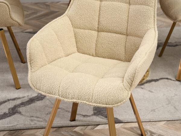 Oblazinjen jedilni stol King Boucle - Image 12