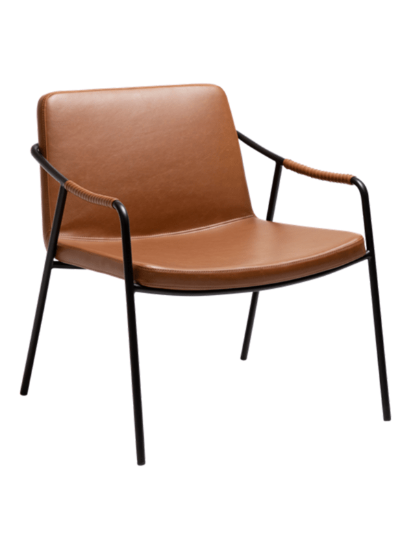 Usnjeni fotelj Boto Brown