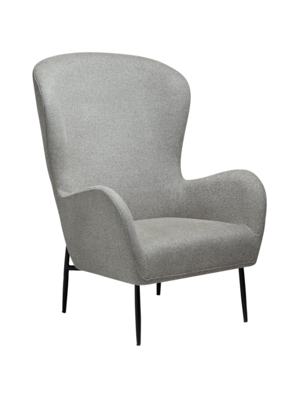 Oblazinjen fotelj Glam Brown II