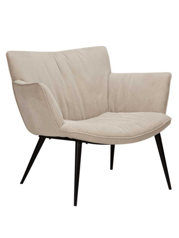 Oblazinjen fotelj Join Beige