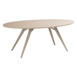 Lesena jedilna miza Eclipse Cashmere Oval 200 1