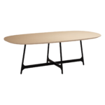Lesena jedilna miza OOID Oak Oval 220 1