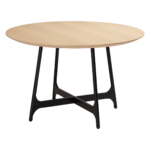 Lesena jedilna miza OOID Oak Round 120 1