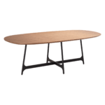 Lesena jedilna miza OOID Walnut Oval 220 1