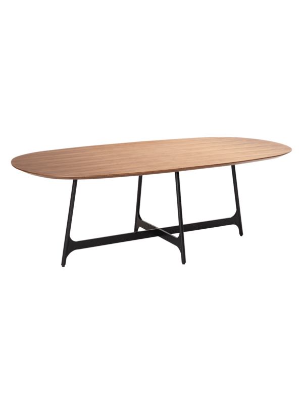Lesena jedilna miza OOID Walnut Oval 220