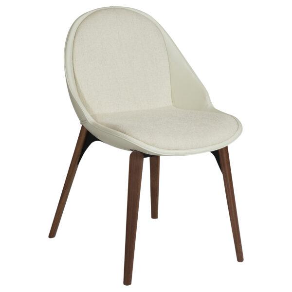 Oblazinjen jedilni stol Arch White - Image 2