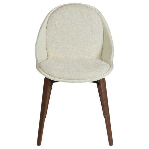 Oblazinjen jedilni stol Arch White - Image 3