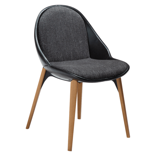 Oblazinjen jedilni stol Arch Black - Image 2