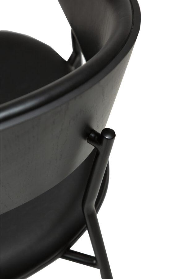 Oblazinjen jedilni stol Crib Black Ash - Image 5