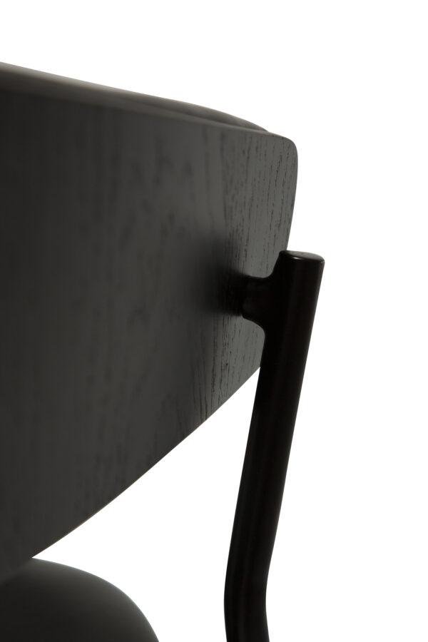 Oblazinjen jedilni stol Crib Black Ash - Image 6