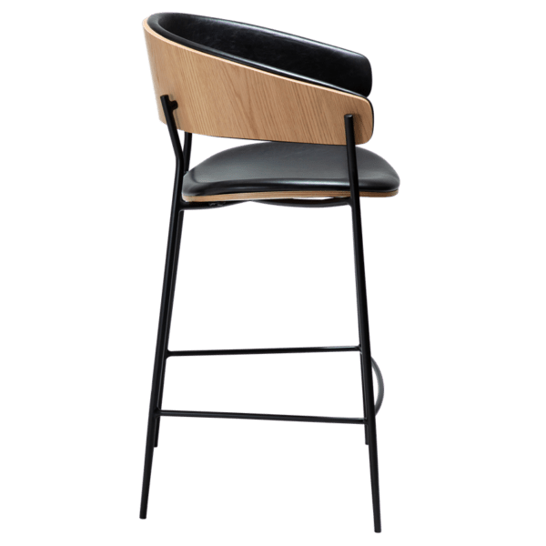 Oblazinjen barski stol Crib Oak - Image 4
