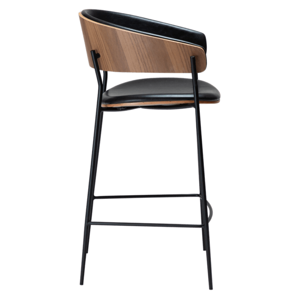 Oblazinjen barski stol Crib Walnut - Image 3
