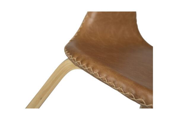 Oblazinjen jedilni stol Dolphin Brown Oak - Image 6